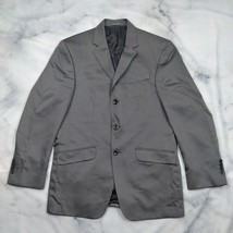 Kenneth Cole Reaction Men&#39;s 40R Regular Gray Sport Coat Blazer Suit Jacket - $23.05