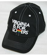 VIRGINIA IS FOR LOVERS Rainbow Heart Logo Adjustable  HAT / CAP Brand NE... - £19.45 GBP