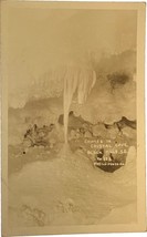 RPPC South Dakota Black Hills, Chimes in Crystal Cave, vintage postcard - £14.93 GBP