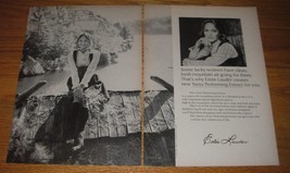 1974 Estee Lauder Swiss Performing Extract Ad - Some lucky women - £14.86 GBP
