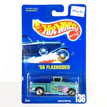 Hot Wheels Blue Card: &#39;56 Flashsider Turquoise - Blue Card Collector No.... - $9.48