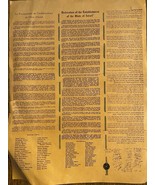 Independence Day Souvenir- Declaration Of Establishment Of The State Of ... - $26.65 CAD