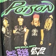 Poison Nothing But A Good Time Tour 2018 Shirt XL - £4.67 GBP