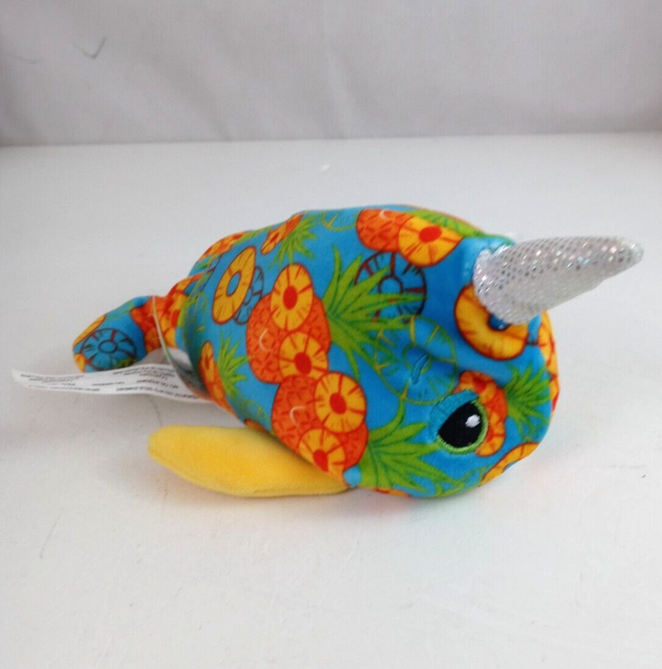 Narwhal Pizzaitos Pineapplito Narwhalito Pizza Pineapple Stuffed Animal ... - $12.86