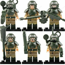 New 6Pcs/Set Warhammer 40K Astra Militarum The Imperial Guard Soldiers Minifigur - $43.97