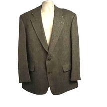 Evan Picone Vintage Mens Wool Tweed 2 Button Sport Coat Blazer Jacket 42R USA - £46.73 GBP