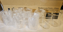 8 each Heavy Duty Beakers 50ml Borosilicate Low Form 3.3 Glass  Eisco Labs - £23.88 GBP
