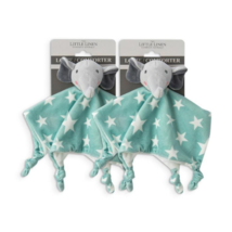 The Little Linen Company Lovie/Comforter in Elephant Star 2-Pack - £84.26 GBP