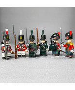 Napoleonic Wars Minifigure Infantry Officer Soldiers Mini Blocks - Set o... - £15.68 GBP