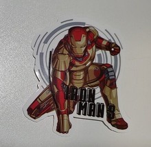Marvel Comics Superhero IRON MAN; Est. 1963 Avengers Member Collectible Sticker - £3.82 GBP