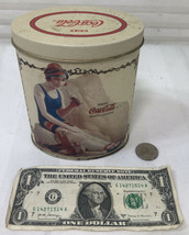 Vintage Coco Cola  Tin can with lid  ( gibson girl graphic) - £11.58 GBP