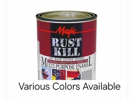 Majic Paint Majic Rust Kill Oil Base Rust-Preventative Coating, 1 qt. Va... - £22.35 GBP