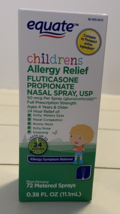 Equate Children&#39;s Allergy Relief Nasal Spray 0.38 fl oz - £9.39 GBP