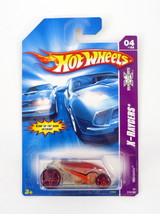 Hot Wheels Vandetta 072/180 X-Raycers #4 of 4 Clear Die-Cast Car 2007 - $3.99