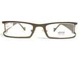 Etnia Barcelona Naples Br / Og Brille Rahmen Braune Rechteckig 47-20-130 - $111.83