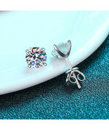 GRA Certified Martini Set Round Cut 4-Prong 0.2 - 2ct Moissanite S925 Ea... - $852.95 MXN+