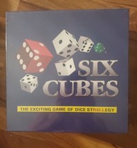 Six Cubes Brand New And Sealed Vintage 1994 Exciting Game Of Dice Strollegy - £47.82 GBP