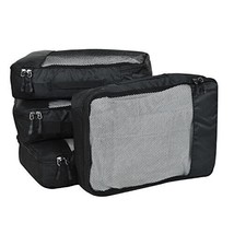 Packing Cubes/Travel Pouch/Bag Suitcase Luggage Organiser Set of 4 - Medium Size - £33.51 GBP