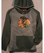 Chicago Blackhawks NHL youth junior XL-18 REEBOK FACE-OFF gray pullover ... - £13.57 GBP