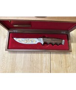 Gerber Custom Rocky Mountain Elk Foundation,1988 Collectors Knife Wooden... - $222.75