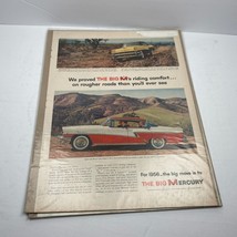 Original Print Ad 1956 Big MERCURY Phaeton Two-Tone Auto Car Vintage - £5.40 GBP