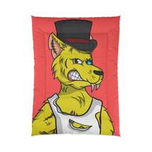 Top Hat Werewolve Cyborg Wolf Graphic Comforter - £105.32 GBP+