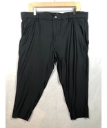 Psycho Bunny Pants Capri Cropped Black Nylon Spandex Blend Pant Men&#39;s Si... - $34.14 CAD