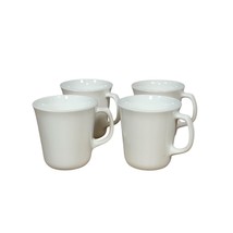 4 Corning USA Vintage Winter Frost White Coffee Mugs Tea Cups D Handle - $19.99