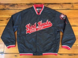 Vtg 1992 Hard Knocks MLB Prowlers League Champs Blue Nylon Jacket 2XL XXL 54" - $79.99