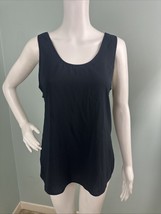 EXPRESS Women&#39;s Dressy Black Criss-Cross Open Back Sheer Tank Top Sz Medium - $149.95 MXN