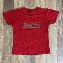 Nakedshirt Womens/Ladies Red BERLIN t-shirt Sz L - $14.44