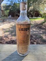 Vintage PE-RU-NA Elixer Bottle W/ Partial Label - $28.71