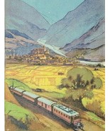 Railroad The Bern–Lötschberg–Simplon Railway (BLS) Brochure Large Railwa... - €21,46 EUR