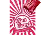 Cotton Candy Bags With Ties (100 Count), Clear Bags For Cotton Candy Wit... - $25.99