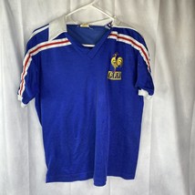 1970s 80s Vtg SOCCER SPORT SUPPLY COMPANY France National Jersey Shirt X... - $1,319.40