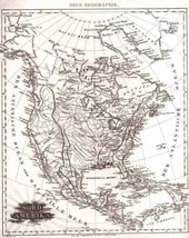 Neu Geographie North America Map Ersch-Gruber - £27.38 GBP