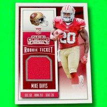 2015 Panini Contenders Rookie Ticket Swatches Mike Davis #RTS-MD Rookie RC - $1.72