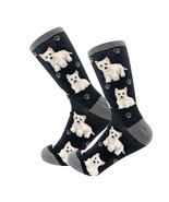 Westie Dog Socks Full Body Fun Novelty Dress Casual Unisex SOX Puppy - $15.50 CAD