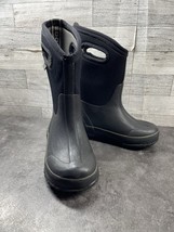 Bogs Rain boots Kids 12M  Classic HA Shoes Black  Waterproof Pull On  Tall - $516.95 MXN