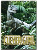 Jurassic Park Raptor Hunting Clever Girl Image Refrigerator Magnet NEW U... - $3.99