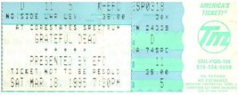 Grateful Dead Concierto Ticket Stub Marzo 18 1995 Philadelphia Pennsylvania - £41.99 GBP