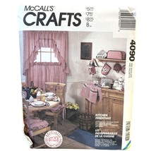 McCalls Sewing Pattern 4090 Kitchen Essentials Room Decor - $7.31