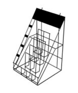 SAM PIEVAC COMPANY 6001-293 4-Tier Large Circular Saw Blade Display - $1,990.54 MXN