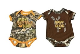 Mossy Oak Baby Boys Hunter Creeper, 2-Piece, Multicolor Size 6-9M - £13.15 GBP