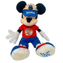 Disneyland Resort Disney Park Plush Mickey Mouse 17" 2014 Red White Blue Mickey - $13.85