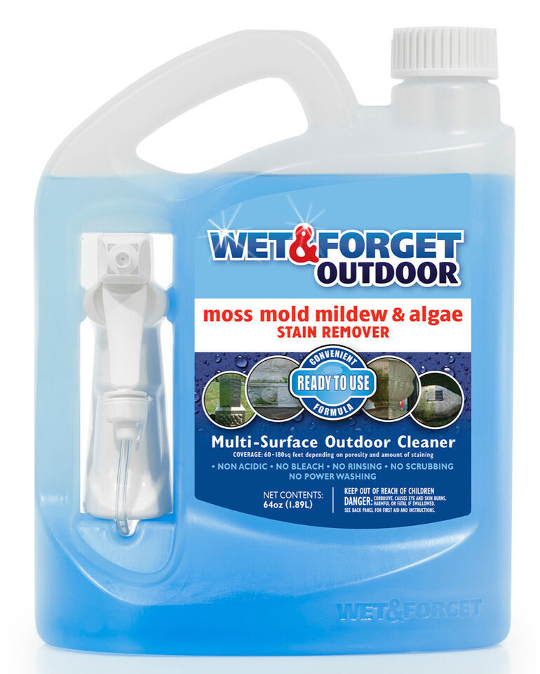 Wet and Forget Multi-Purpose Outdoor Cleaner, Ready to Use, 64 fl Oz - $36.95
