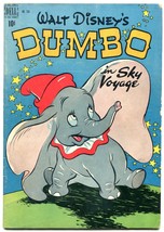 Dumbo in Sky Voyage- Dell Four Color Comics #234 1949- Disney VG+ - $55.48