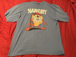 Looney Tunes Taz ‘Hangry’ Graphic Tee 4XLT Blue Funny Big &amp; Tall T-Shirt - $22.00