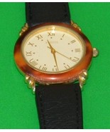 Watches-Fossil Watch Roman Numerals Around the Face of Watch/Gold/Brown - $31.50