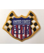 USAC United States Auto Club Official Patch Vintage Checker Flag Racing - $15.00